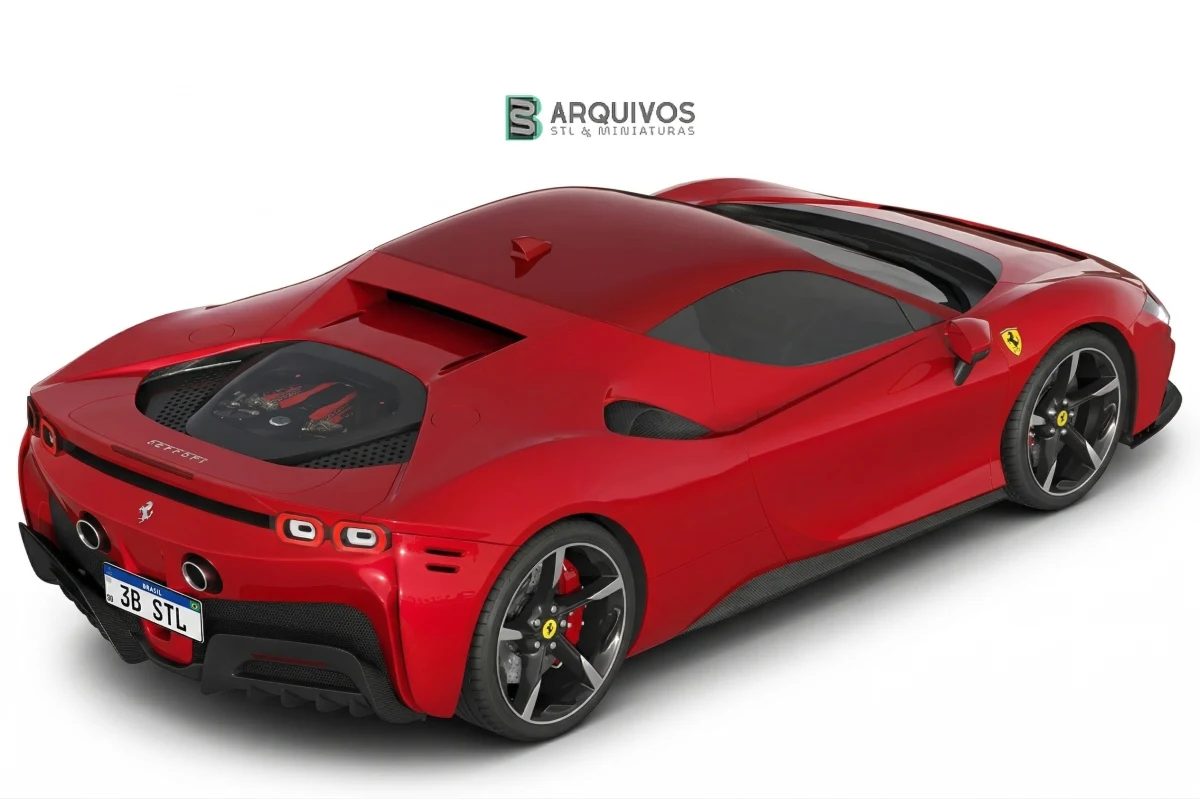 Modelo 3D STL - Ferrari SF90 Stradale — foto 3